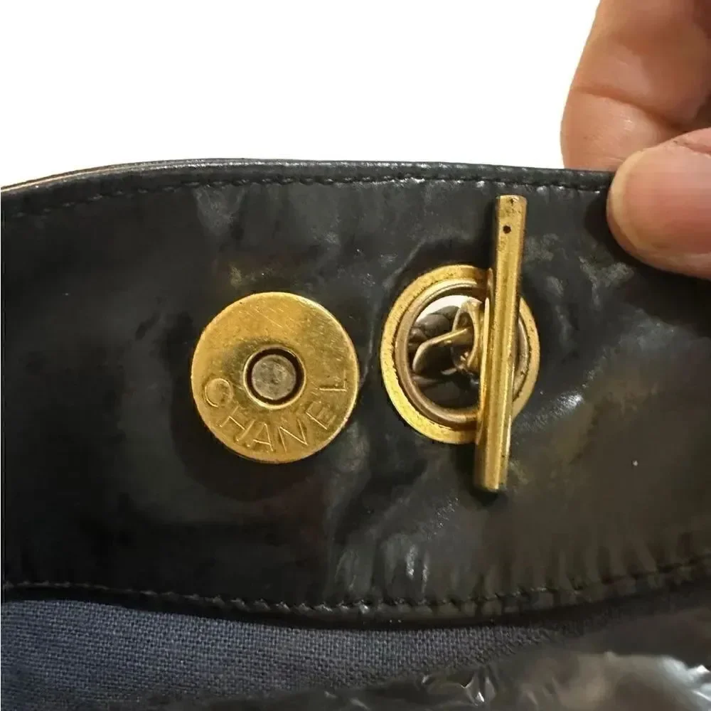 Authentic Chanel timeless  XL Vinly tote